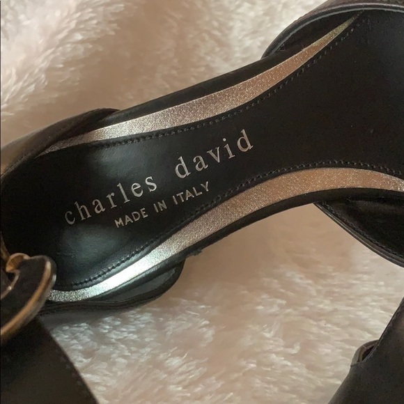 BNWOT Charles David Platform Peep Toe Heel - Picture 6 of 7